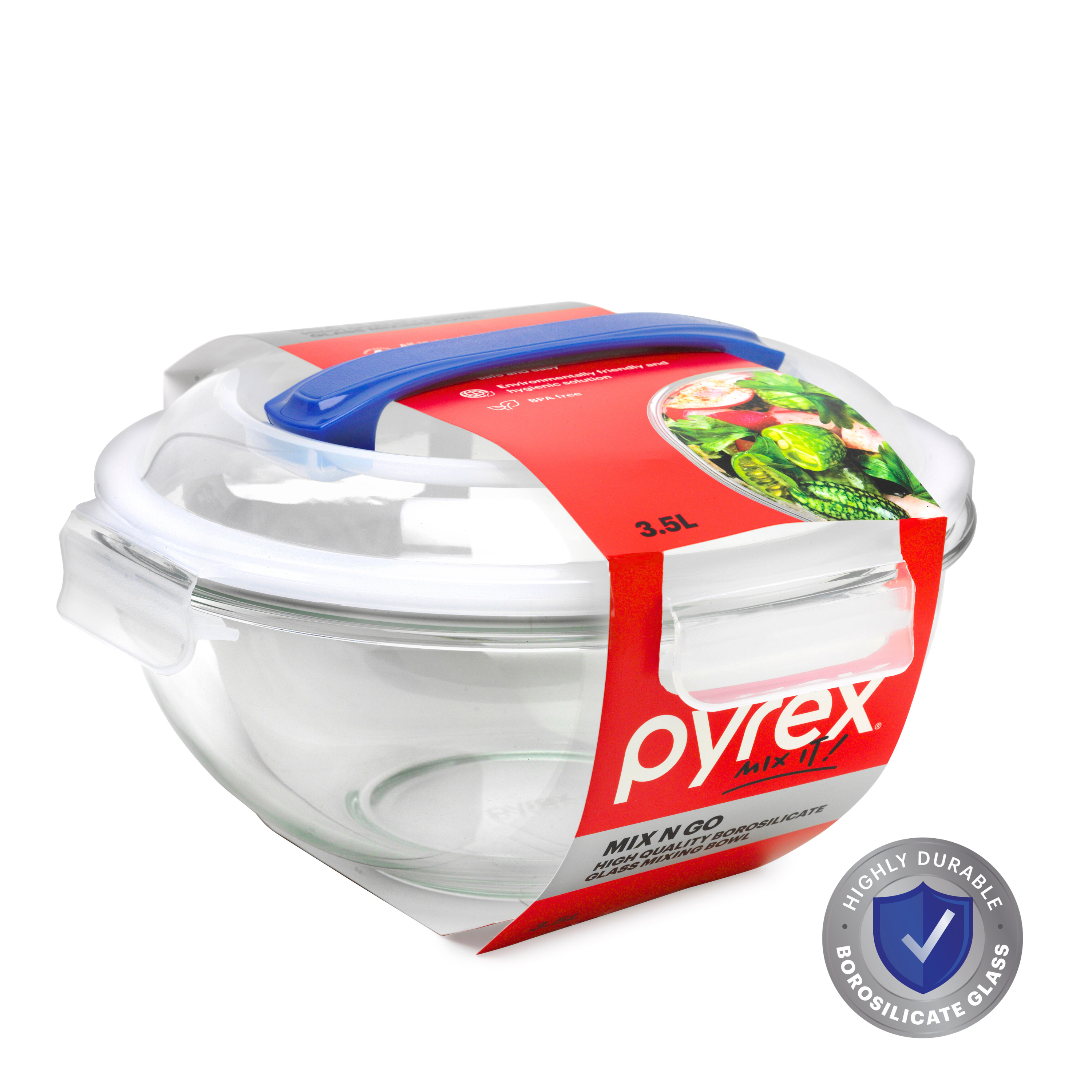 Pyrex® Mix N Go Salad Bowl 3.5L