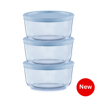 Pyrex® Color Simply Store Blue 6 Piece Set (2 Cup)
