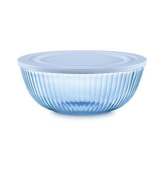 Pyrex® Colours Sculpted Blue Mixing Bowl 4.5L