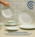 Corelle® Spring Blossom Green 12 Piece Dinner Set