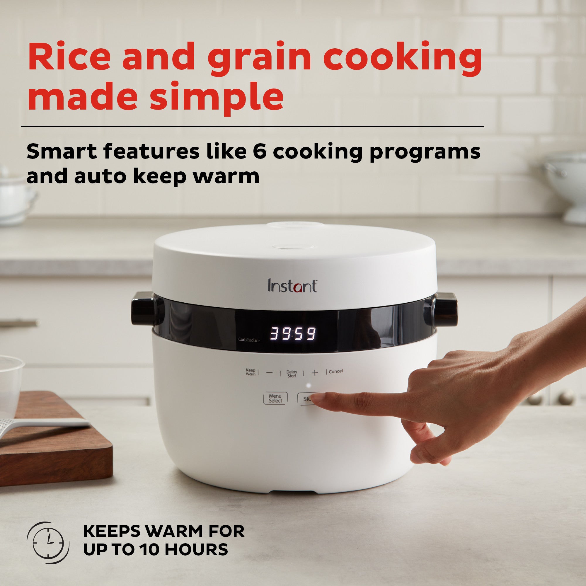 Instant™ 5 Cup Rice & Grain Cooker
