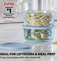 Pyrex® Colours Simply Store Blue 7 Cup Round