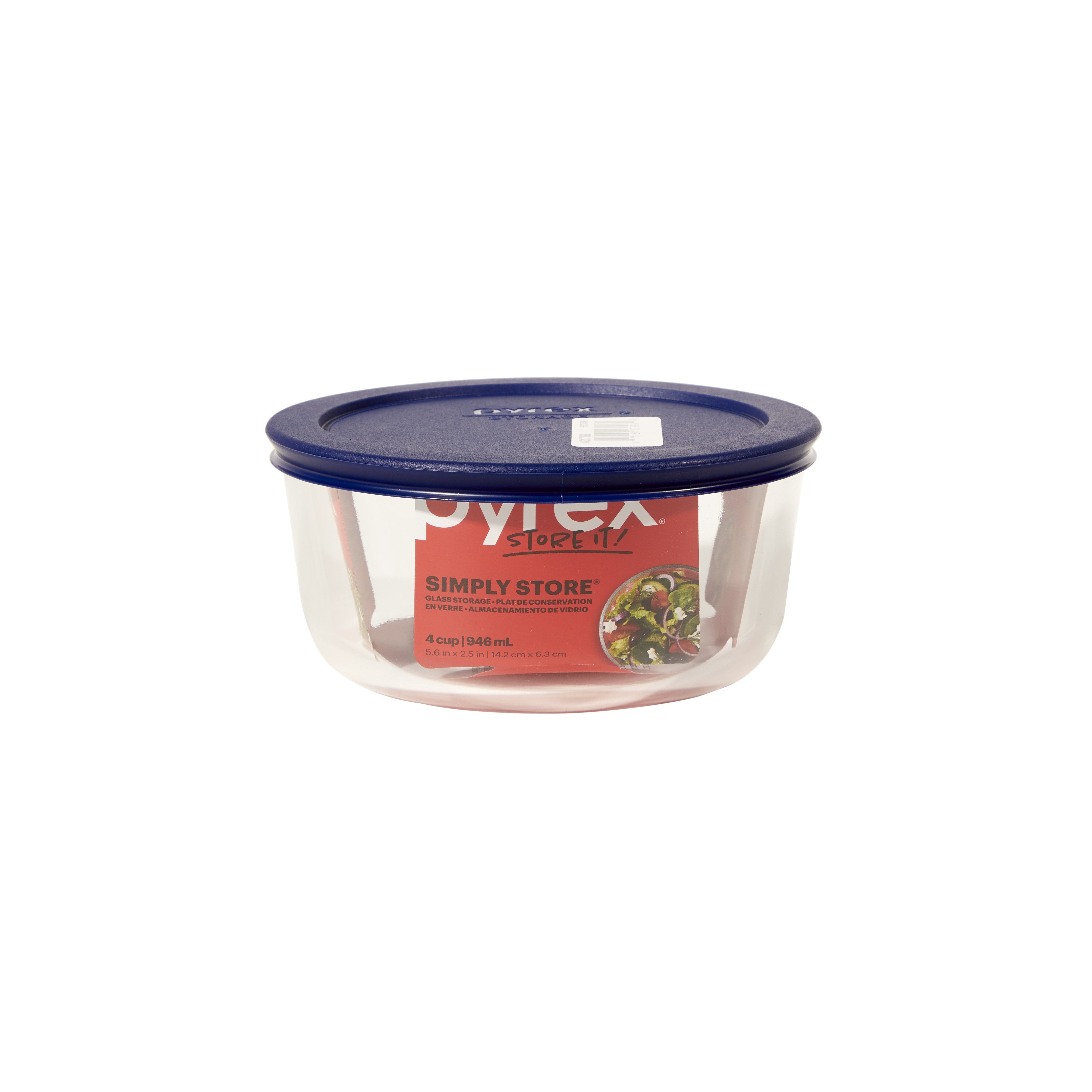 Pyrex® Storage Blue 4 Cup Round