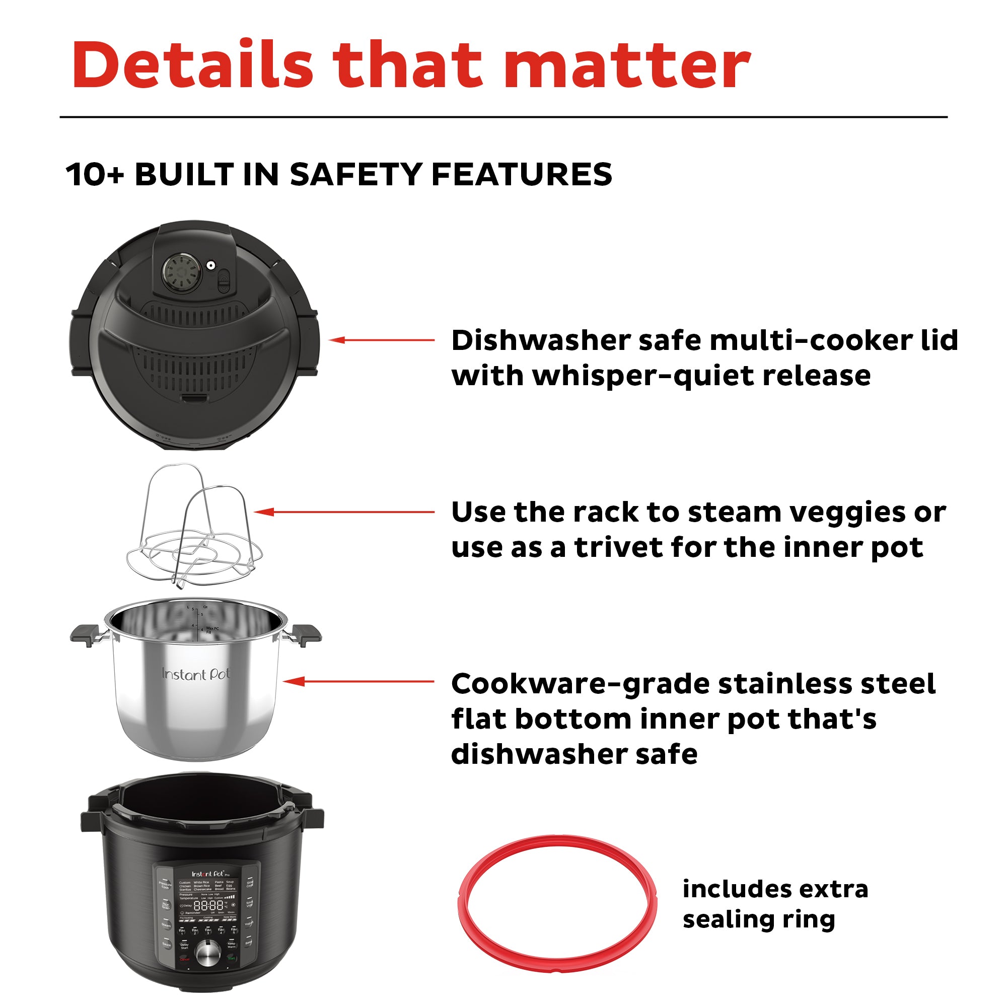 Instant Pot® Pro Multi-Cooker 5.7L