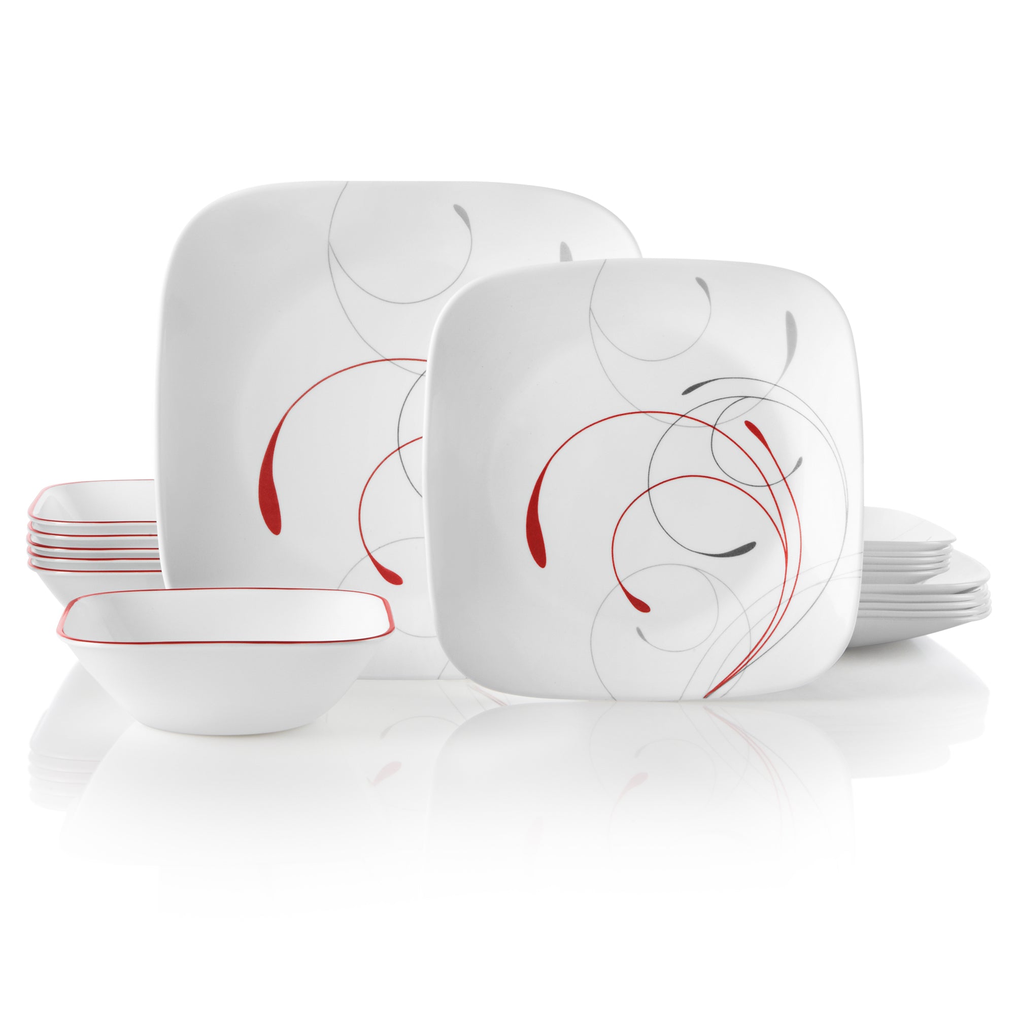 Corelle® Square Splendor 18 Piece Dinner Set