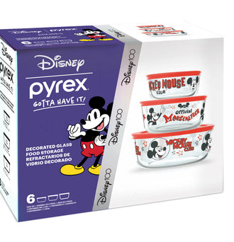 Pyrex® Limited Edition 100 Year Disney 6 Piece Set