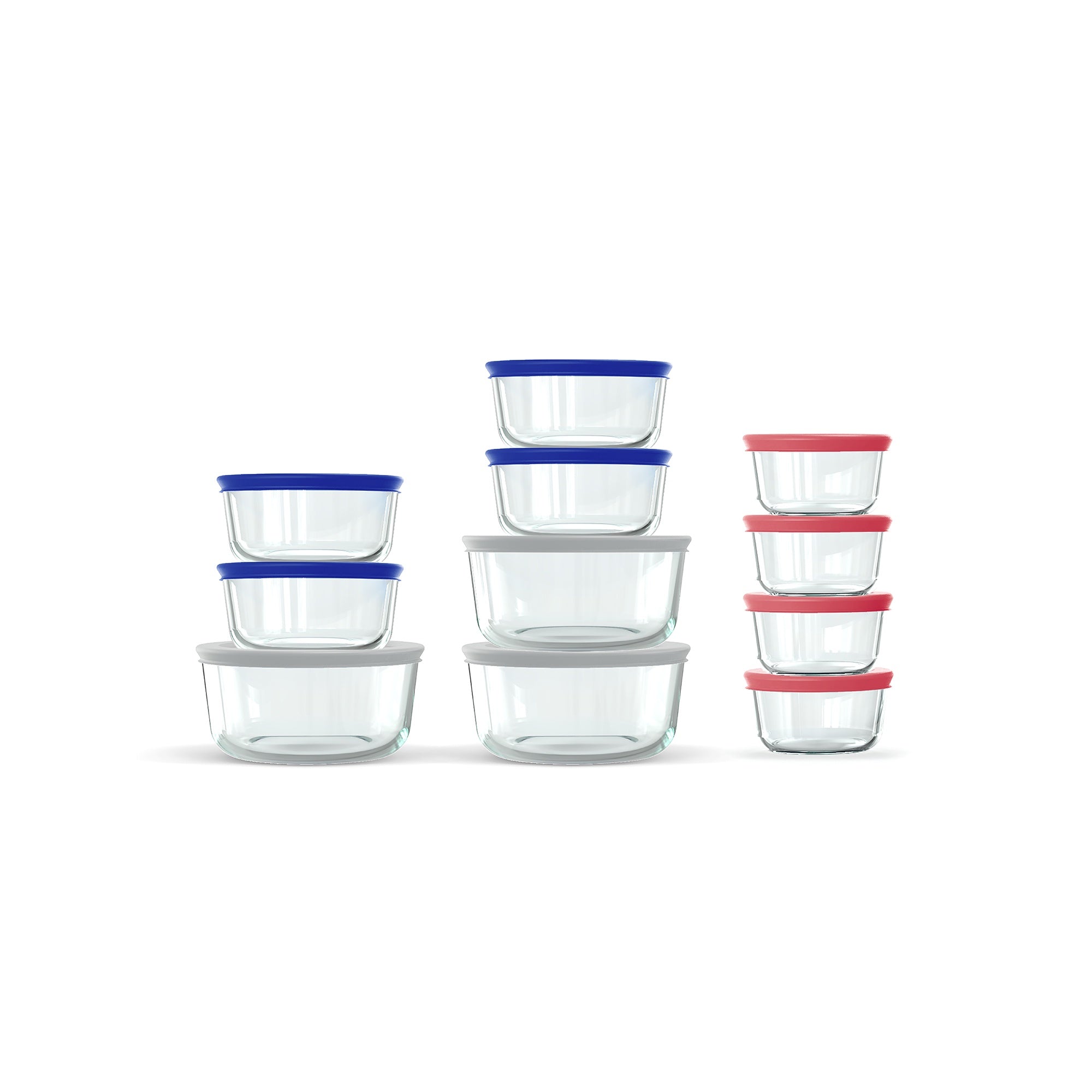 Pyrex® Simply Store 22 Piece Round Set-Coloured