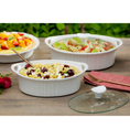 Corningware® French White 1.4L Oval Covered Casserole