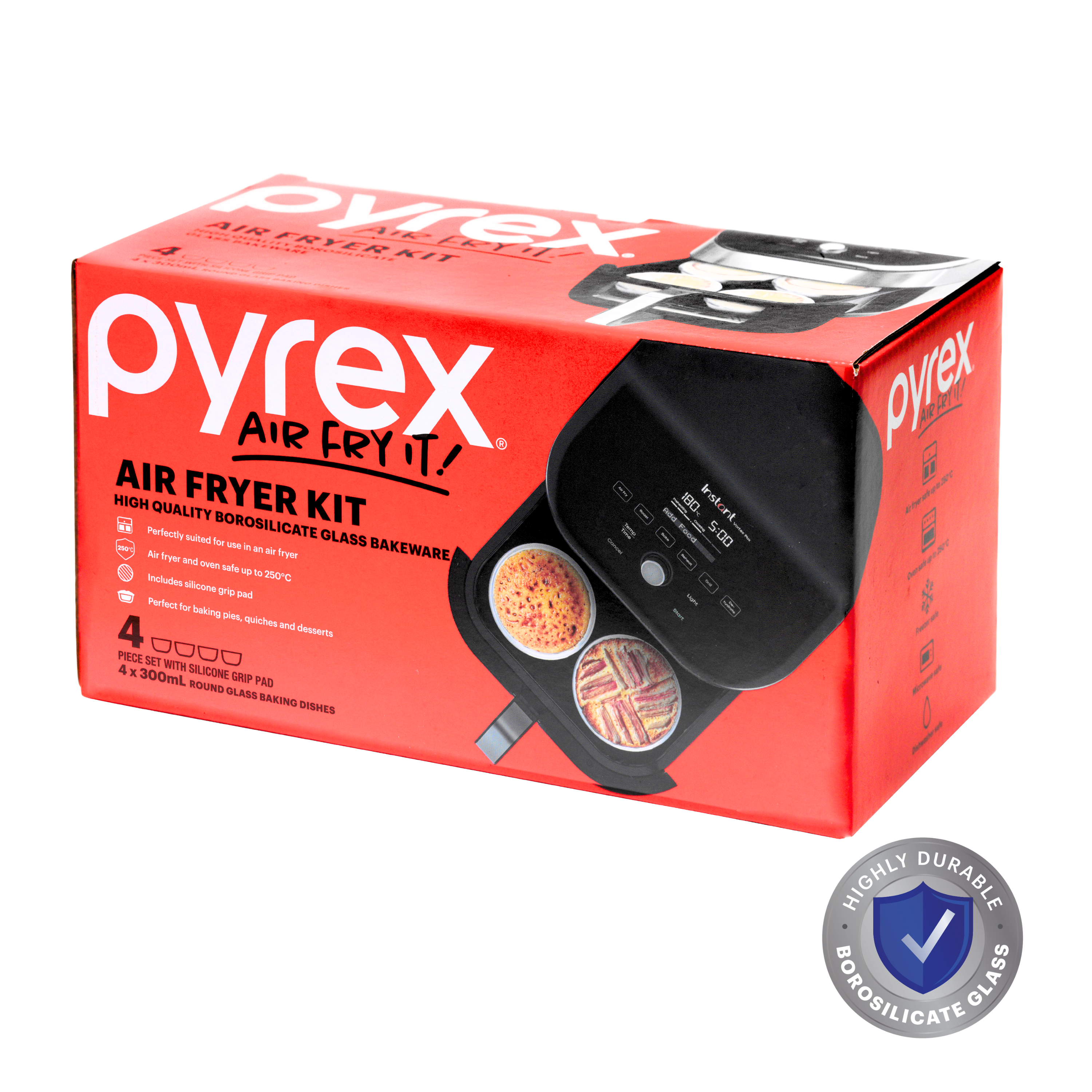 Pyrex® Air Fryer Kit 4 Piece Set