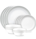 Corelle® Mystic Gray 16 Piece Dinner Set