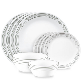 Corelle® Mystic Gray 16 Piece Dinner Set