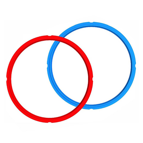 INSTANT Pot Accessories Sealing Ring Red/Blue 2 Pack 8L