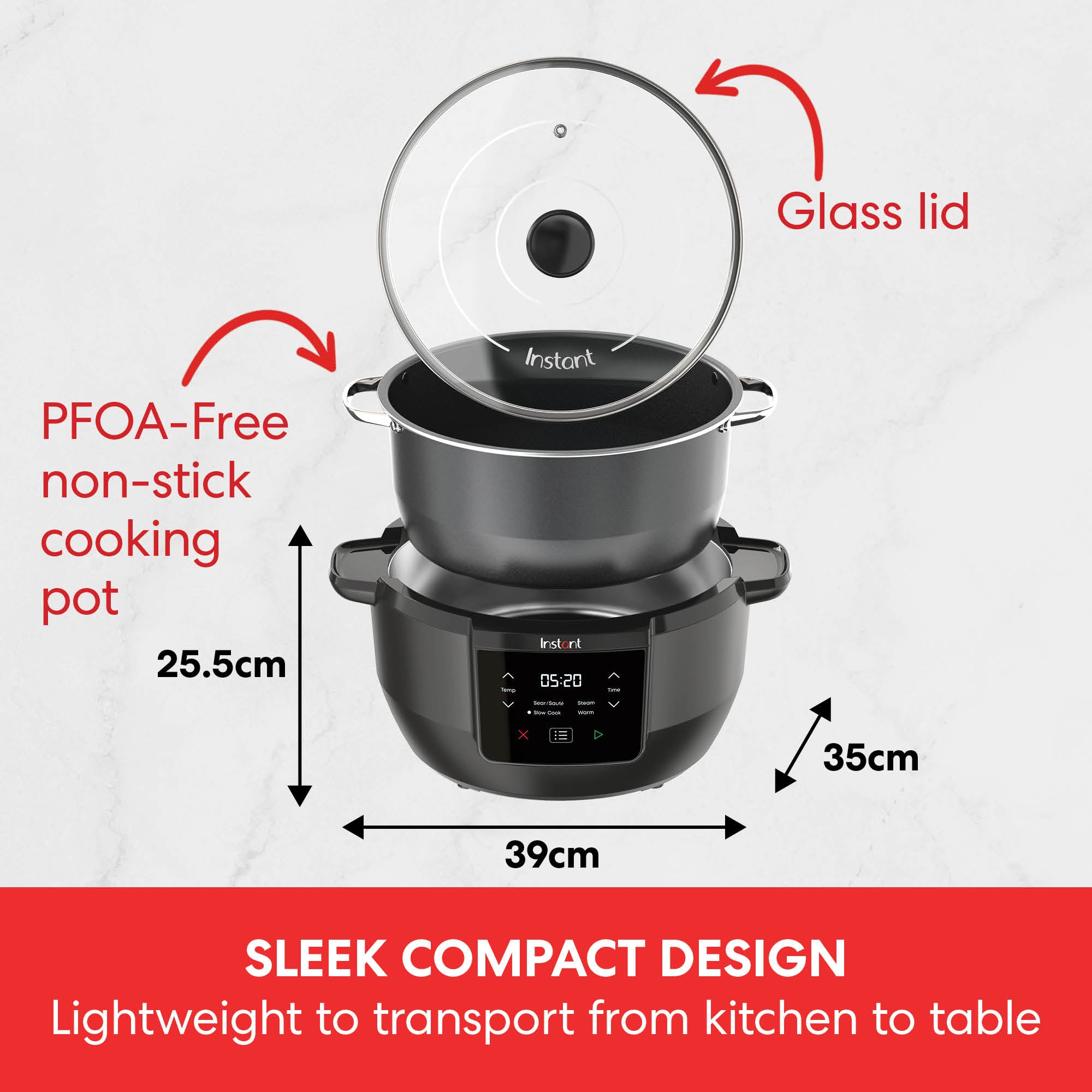 Instant™ Superior Slow Cooker 7.1L