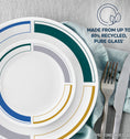 Corelle® Color Block 12 Piece Dinner Set