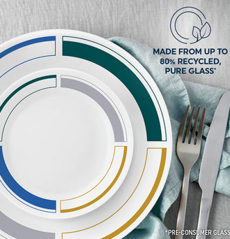 Corelle® Color Block 12 Piece Dinner Set