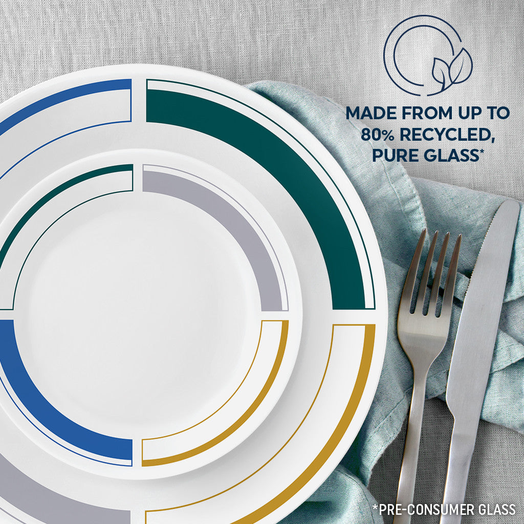 Corelle® Color Block 12 Piece Dinner Set