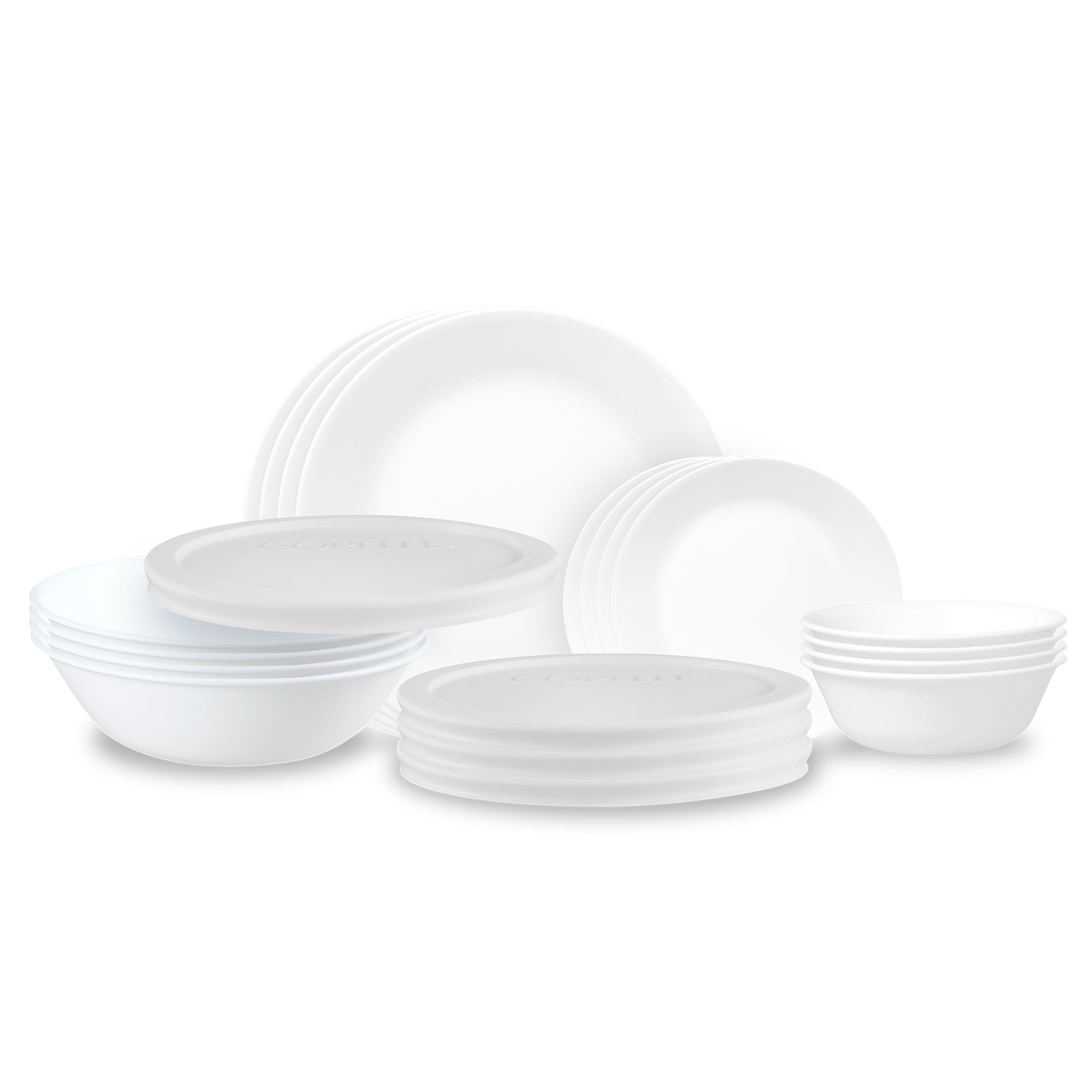 Corelle® Winter Frost White 20 Piece Dinner Set