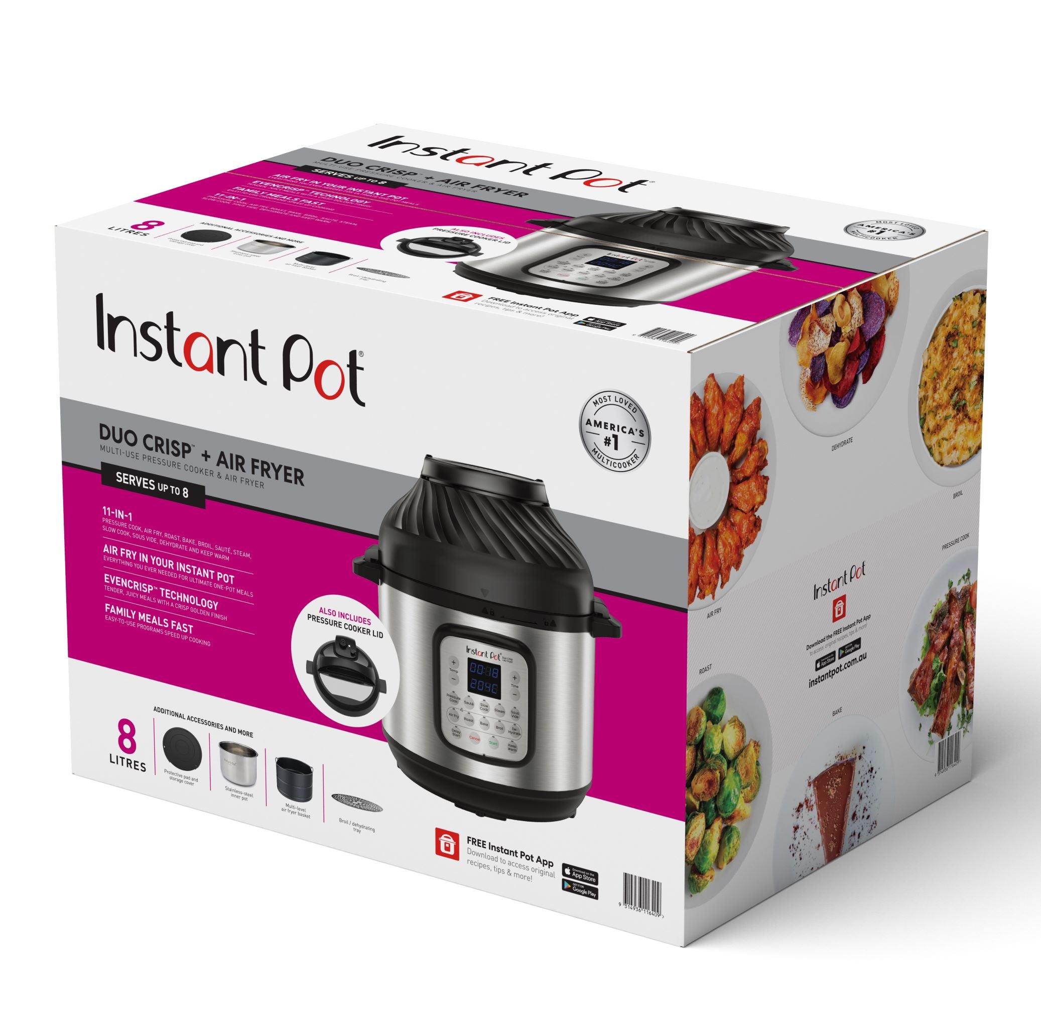 Buy Instant™ Pot Duo Crisp + Air Fryer 8L Online – Instant Brands