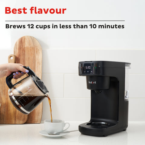 Does Instant Infusion Brew Plus 12 Cup Drip Coffee Maker have a removable  water reservoir?