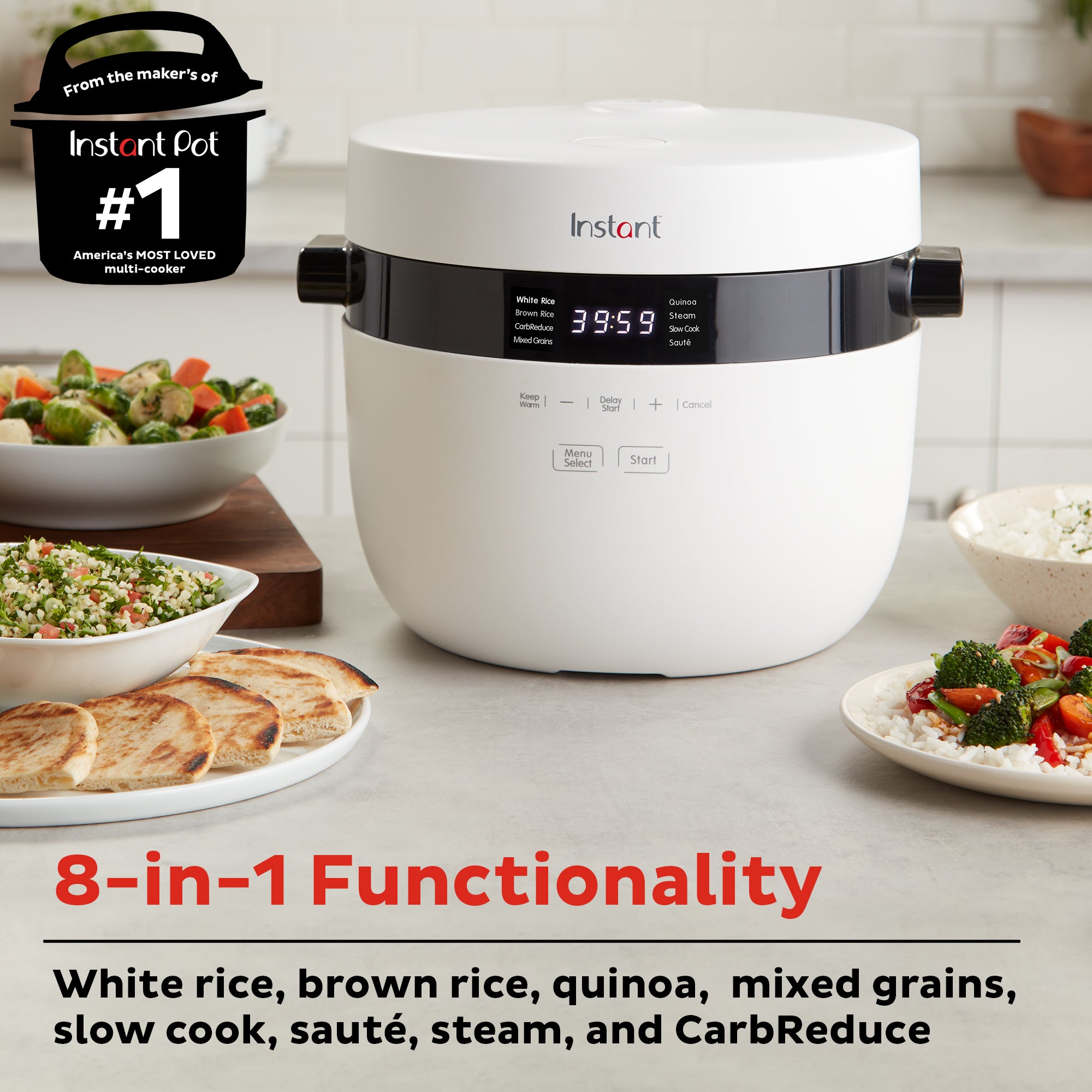 Instant pot rice and best sale grain cooker 8 cup