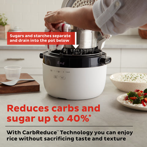 INSTANT 5 Cup Rice & Grain Cooker with CarbReduce Technology