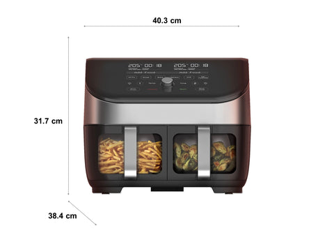 Instant Vortex Plus Dual Air Fryer with ClearCook 8L