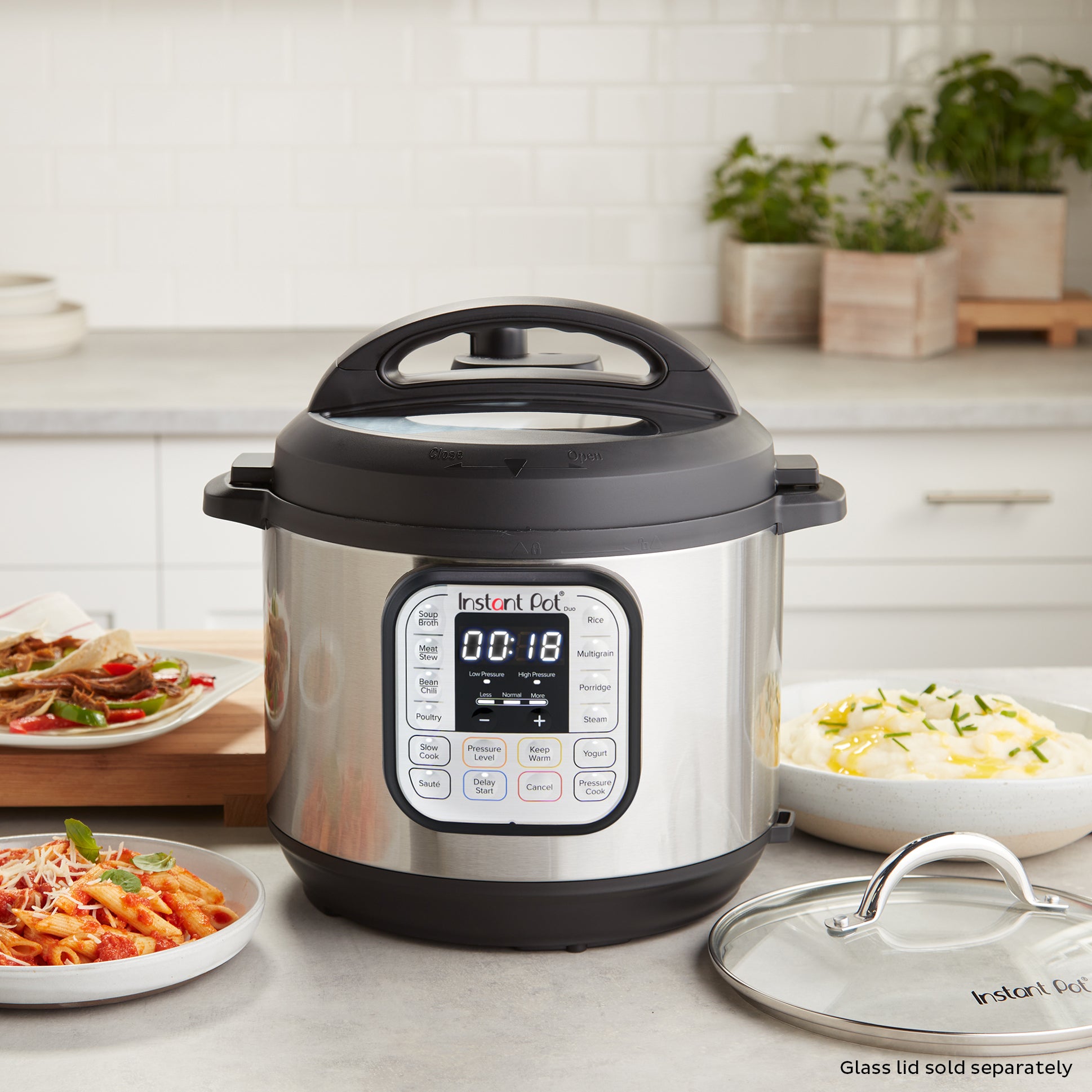 Instant pot glass online lid uses