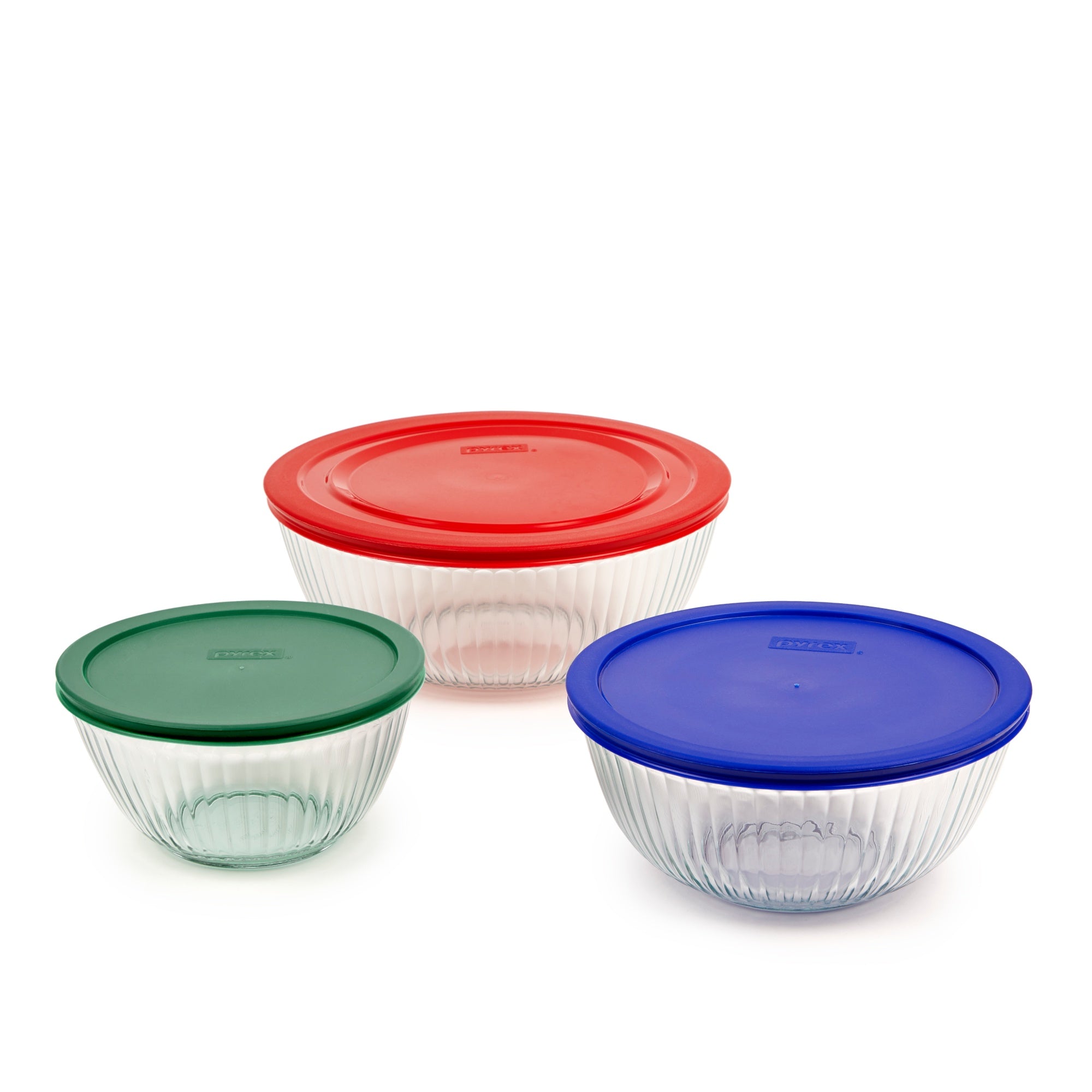 Pyrex® Sculptured 6 Piece Bowl Set-Coloured