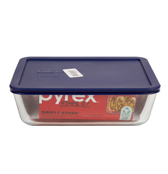 Pyrex® Simply Store Blue Rectangle 11 Cup