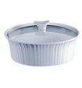 Corningware® French White 2.35L Round Covered Casserole