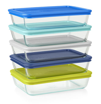 Pyrex® Simply Store Coloured Meal Plan 10 Piece Set