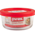 Pyrex® Storage Red 1 Cup Round