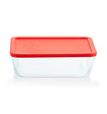 Pyrex® Storage Red 6 Cup Rectangle