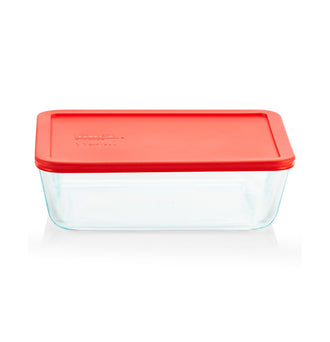 Pyrex® Simply Store Red Rectangle 6 Cup
