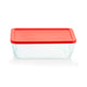 Pyrex Simply Store Red Rectangle 6 Cup