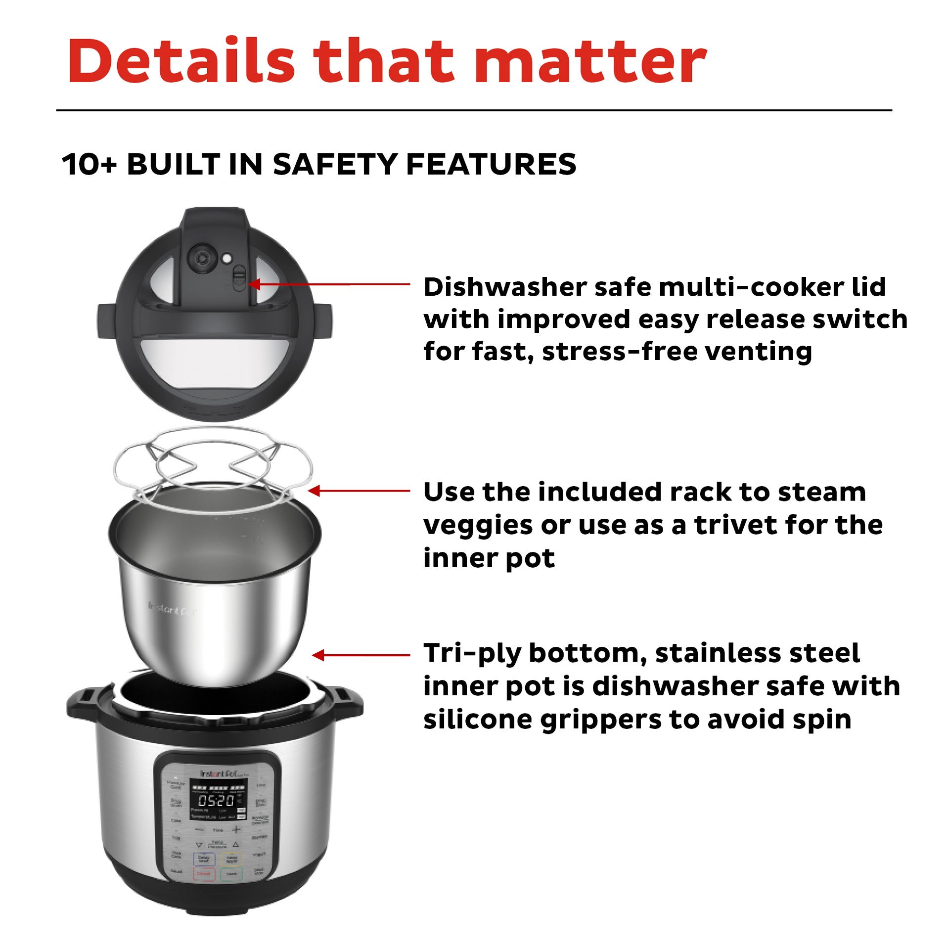 Instant Pot® Duo Plus Multi-Cooker 3L