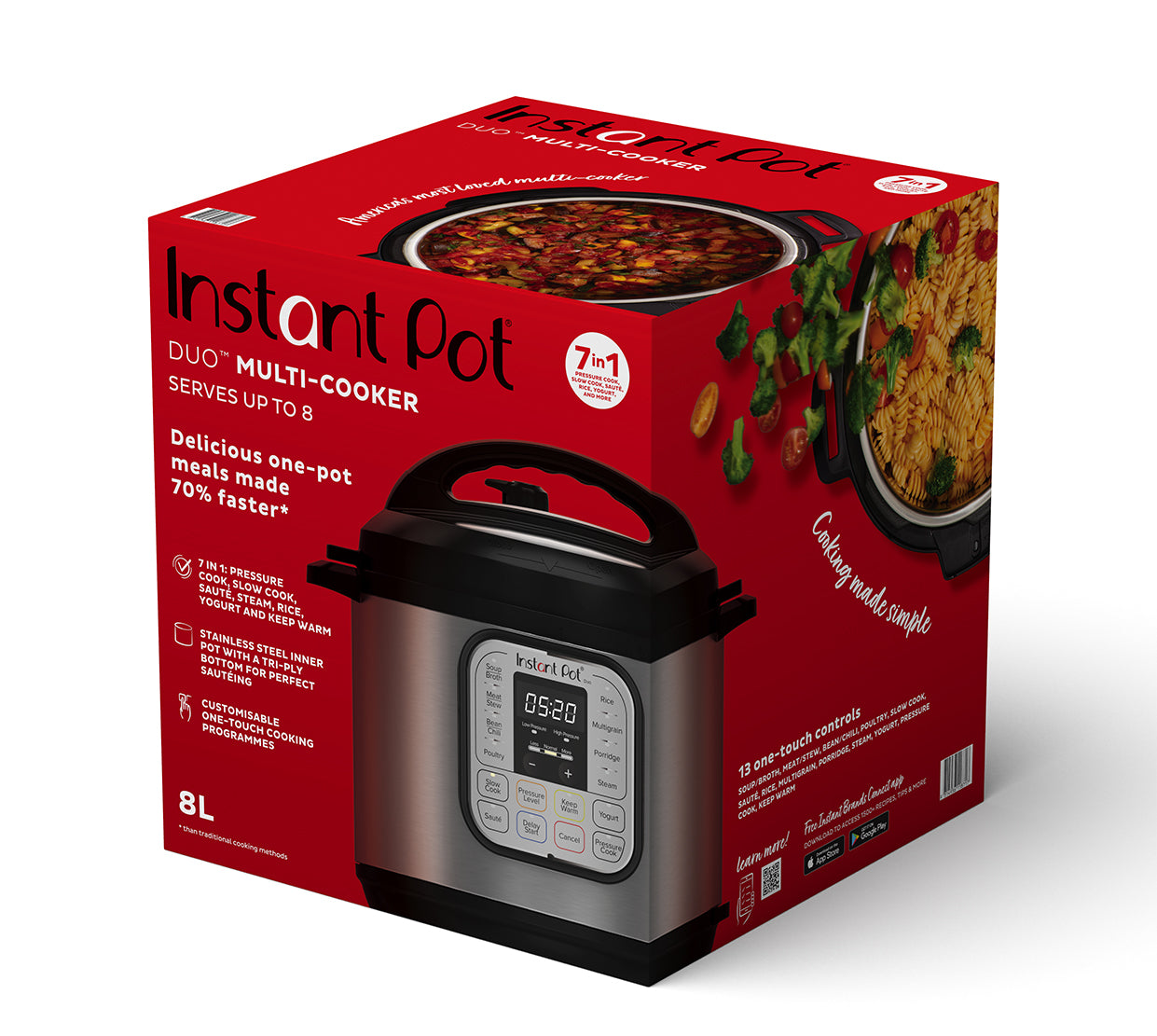 Instant Pot® Duo MultiCooker 8L Instant Brands