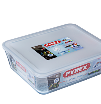 PYREX® Cook & Freeze Rectangle Storage 4L