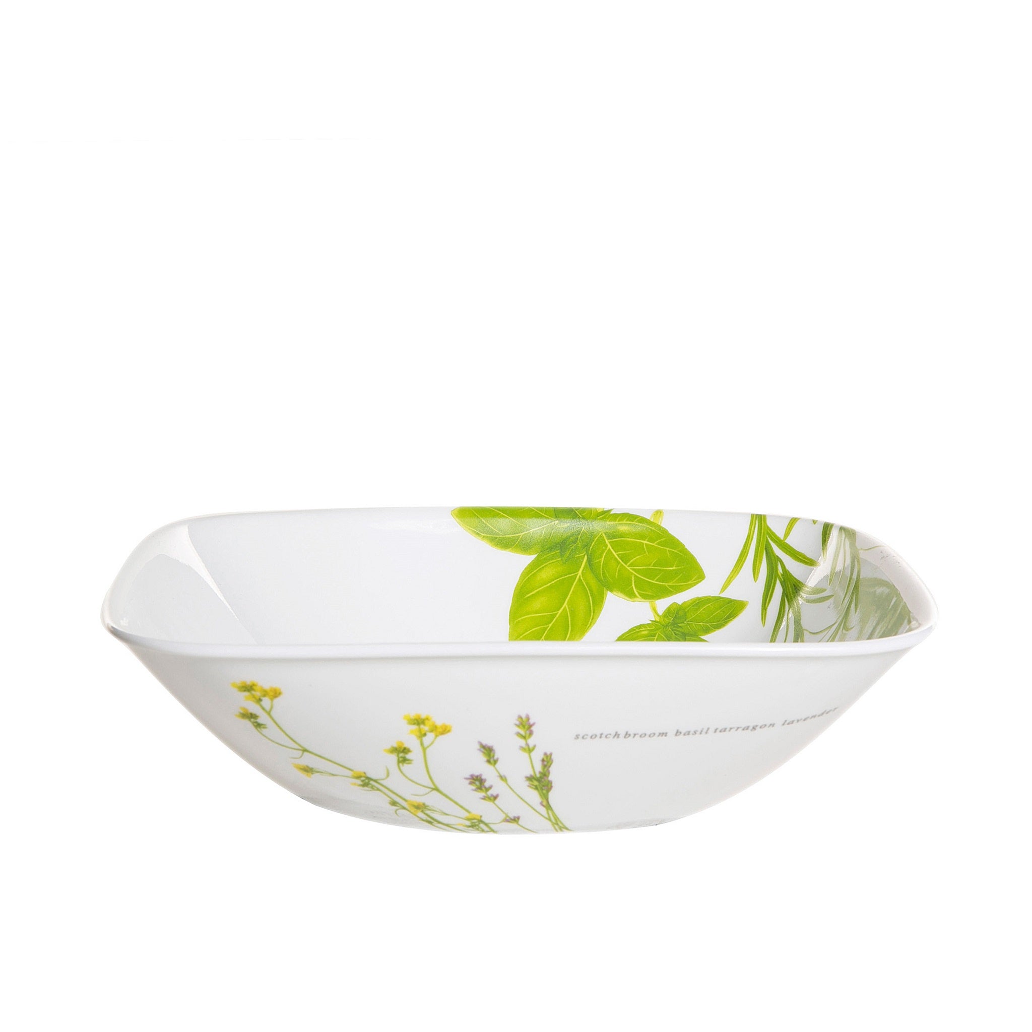 Corelle® Square European Herbs Dessert Bowl 296mL