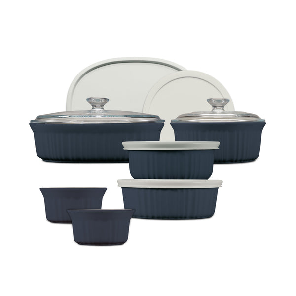 Corningware French White 10 Piece Bakeware Set, Created for Macy's - Macy's