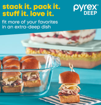 Pyrex® Deep Dish Square Baker 2.5L