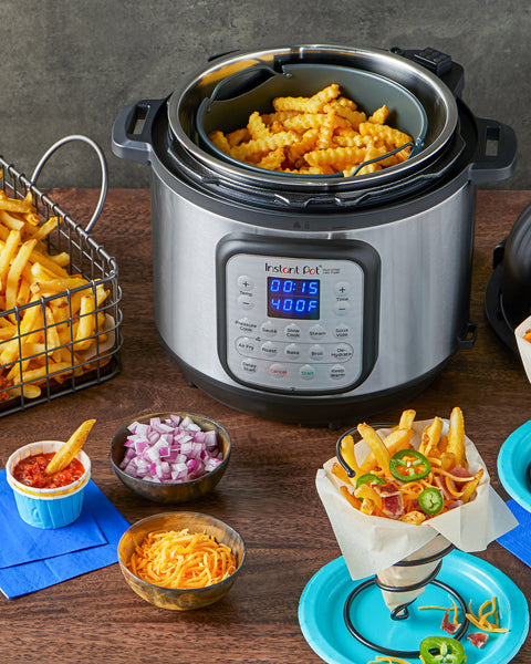 Instant Duo Crisp 8QT - 11-in-1 Air Fryer & Electric Pressure Cooker Combo  with Multicooker Lid that Air Fries, Roasts, Steams, Slow Cooks, Sautés