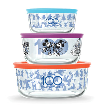 Pyrex® Limited Edition Disney 100 Years 6 Piece Set