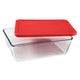 Pyrex Simply Store Red Rectangle 11 Cup