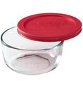 Pyrex® Storage Red 2 Cup Round