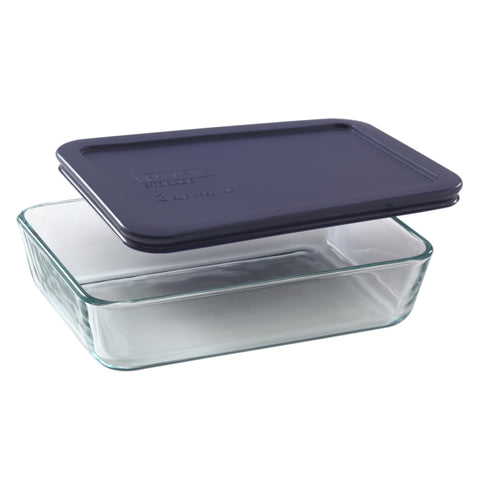 Pyrex Simply Store Blue Rectangle 3 Cup