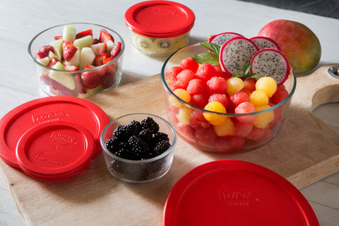 Pyrex Simply Store Red Round 1 Cup